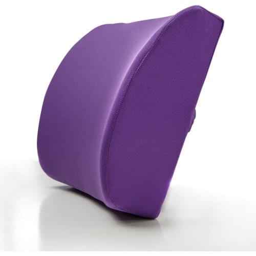 Memory Foam Backrest Pillow Multi-color Plush Four Seasons Office Living Room Waist Pillows Breathable Slow Rebound