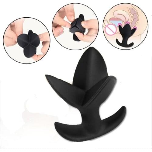 Silicone G spot Stimulating Anal Plug Butt Plug Dilator Opening Anus Expander Anal Plug Gay Erotic Sex Toys For Men Woman