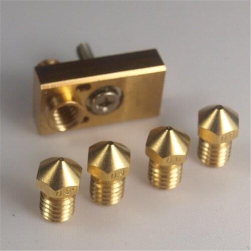 UM2 Ultimaker 2 Extended 3D printer parts For Ultimaker 2 Olsson block kit nozzle interchangeable nozzle kit