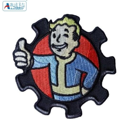 FALL OUT BOY off alltoo boy 3D Military Army Tactical Embroidery Patches For Clothes Clothing Emblem Appliques Badges