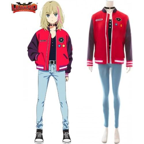 Cosplay legend Wonder Egg Priority Rika Kawai Cosplay Costume Women Girls Casual Sports Suit H001