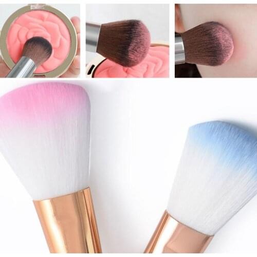 1Pcs Blush Brush Fixed Makeup Powder Brush Fiber Hair Brush Beginner Plastic Handle Makeup Beauty Make-up Tools