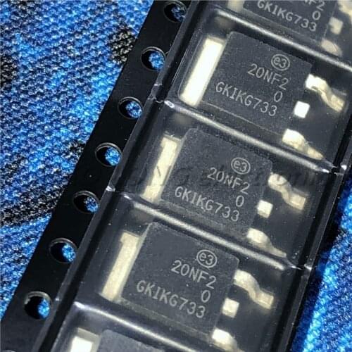 10PCS/LOT 20NF20 STD20NF20 TO-252 FET 20A 60V SMT TO252 MOS-N Channel