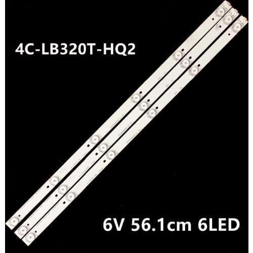 1kit=3pcs LED Backlight strip6 Lamp For THOMSON 32ED05U-01B T32ED-06U-01B