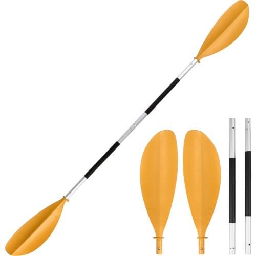 4-Piece Portable Kayak Paddle 7ft Dual Purpose Adjustable S UP Paddle Kayak Boat Stand Up Paddle Board for Surfing Surfboard