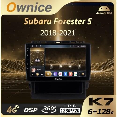 K7 Ownice 6G+128G Android 10.0 Car Radio For Subaru Forester 5 2018 - 2021 Multimedia Player Video Audio 4G LTE GPS Navi