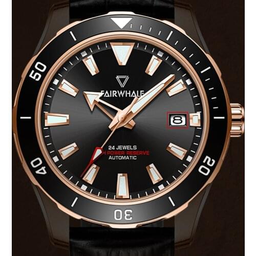 Luxury Automatic Watch Men 100M Diving Mechanical Wristwatch Sports 41mm Stainless Steel Luminous Clock Relojes Para Hombre 2021