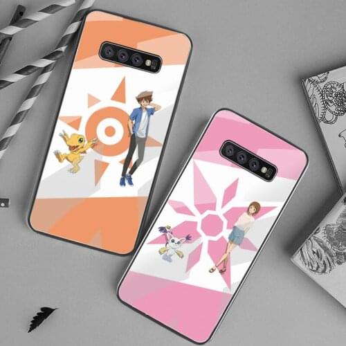 Digimon Adventure Last Evolution Kizuna Phone Case Tempered Glass For Samsung S20 Plus S7 S8 S9 S10 Plus Note 8 9 10 Plus