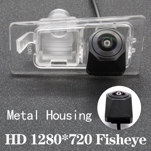 HD 1280*720 Fisheye Metal Housing Car Rear View Camera For KIA Ceed SW JD 2012~2018 Hyundai Elantra Asian 2011 2012