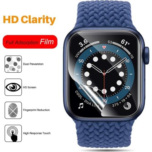 HD Film For Apple Watch Screen Protector 44mm 40mm 42mm 38mm (Not tempered Glass) iWatch Protector Apple watch series 3 4 5 6 se