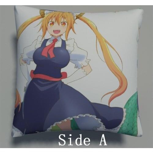 Kobayashi San Chi No Maid Anime Manga Two Sides Pillow Cushion Case Cover Cosplay Gift New 710