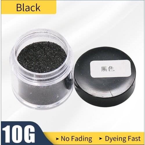 Fabric Dye Pigment Black 10g Dye Paint for Clothes,Feather,Bamboo,eggs. Fix Faded Clothes Acrylic Pa
