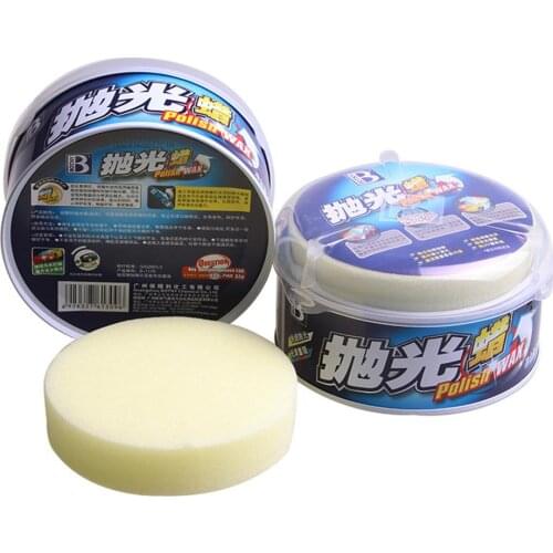Car Polish Wax Remove Dirty Mark Stain Waxing Paint Coating Care with Sponge