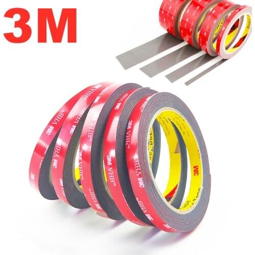 3M VHB Acrylic Adhesive Double Sided Foam Tape Strong Adhesive Pad Waterproof High Quality Reusable Home Car Office Decoration