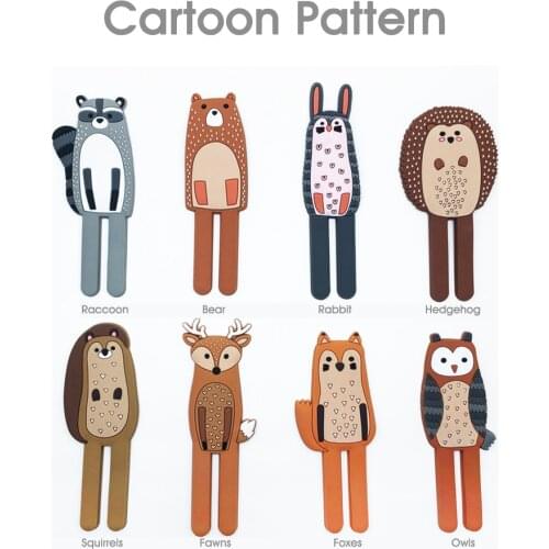 Animal Refrigerator Magnet Hook Nordic Style Rabbit Bear SquirrelMultifunction Magnet Hook Home Decorations