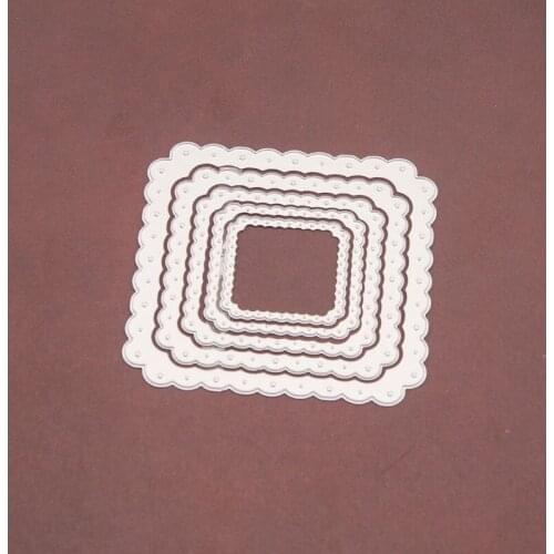 Metal craft square paper die cutting dies for Scrapbooking/DIY Easter wedding Halloween Easter card