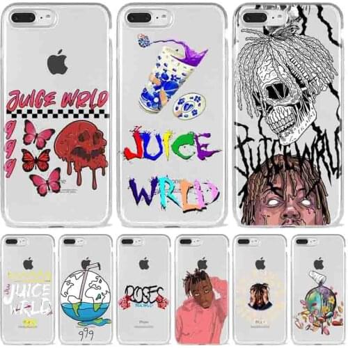 Juice WRLD 99 Soft transparent Silicone Cover Case For iPhone XS 11 12 Mini Pro Max XR 6S 7 8 Plus SE TPU Fundas Phone Cases
