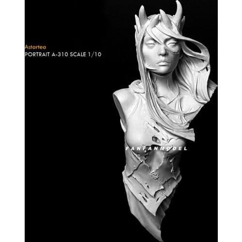 70mm Resin bust kits model DIY self-assembled A-310