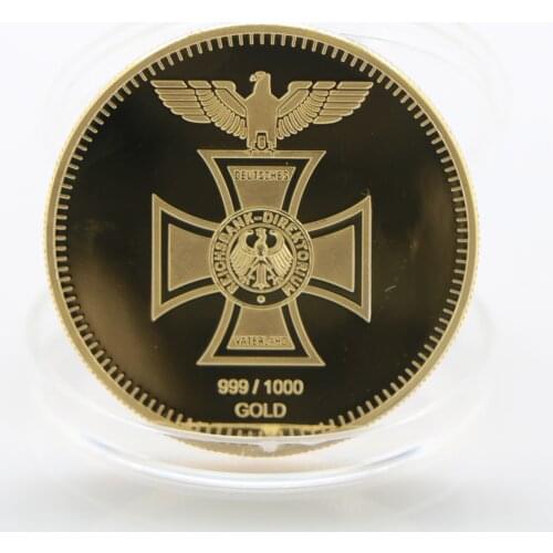 Germany 1871 Medal Gold Plated Coin Commemorative Coin Europe German World Coin Crafts Collection Home Decoration