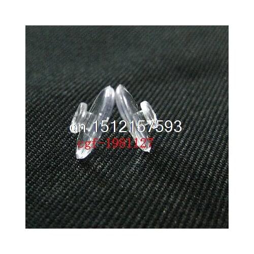 New 25 Pairs Silicone Eyeglass Nose Pads Oval Push On