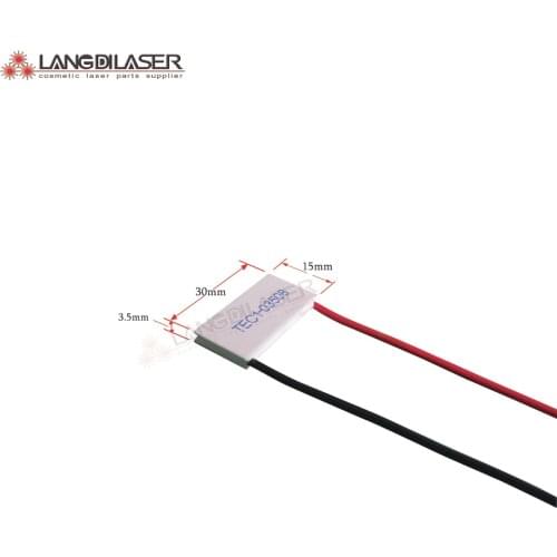 Peltier cooling plate code : TEC1-03508 for IPL laser cosmetic machine handle , size : 30*15*3.5mm