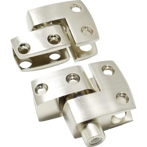 Public Toilet Bathroom Partition Hardware Door Zinc Alloy Thickened Upper And Lower Hinges