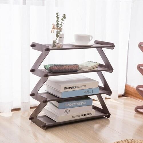 Shoe Rack 4-Layer Home Holder Alloy Waterproof Folding Decorative Closets Doorway Bedroom Organizer