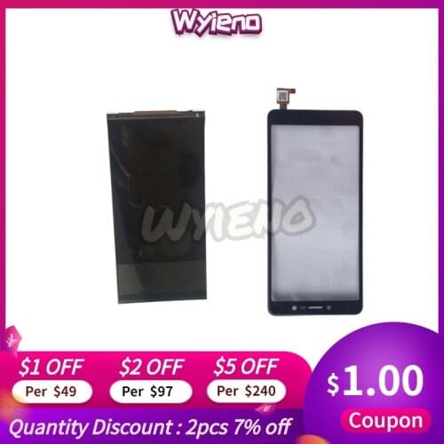 Wyieno 100% Tested For BQ Mobile BQ5520L Silk LCD Display Touch Screen Sensor Panel Digitizer Glass Panel