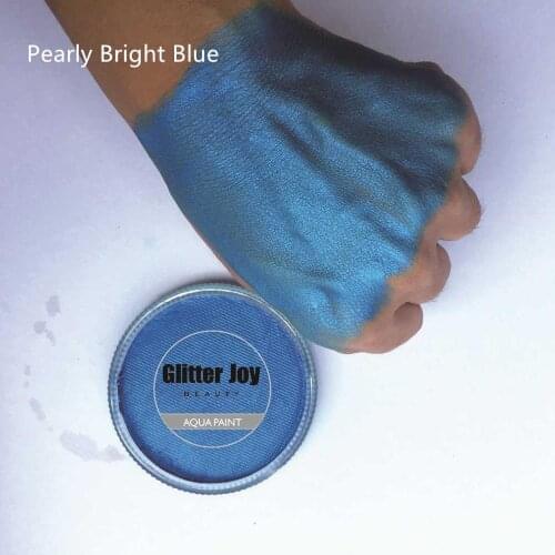 Pearly Bright Blue 30g/pc Professional Makeup Face & Body Painting for Special Effect, Halloween, Movies