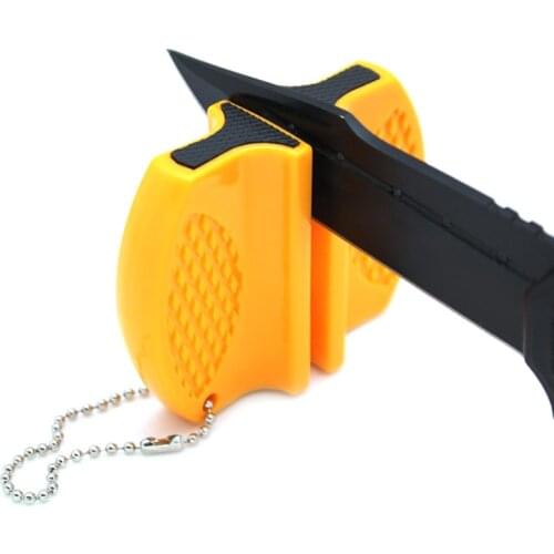 1 Pcs Ceramic Rod Knife Sharpener Two-stage Tungsten Portable Butterfly Type Whetstone Sharpener Sharpening Knives Stone tool