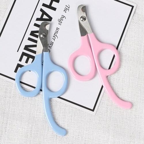 1PC New Fashion Simple Pet Nail Clippers Stainless Steel Dog Nail Clippers Cat Nail Clippers Pet Cleaning Supplies