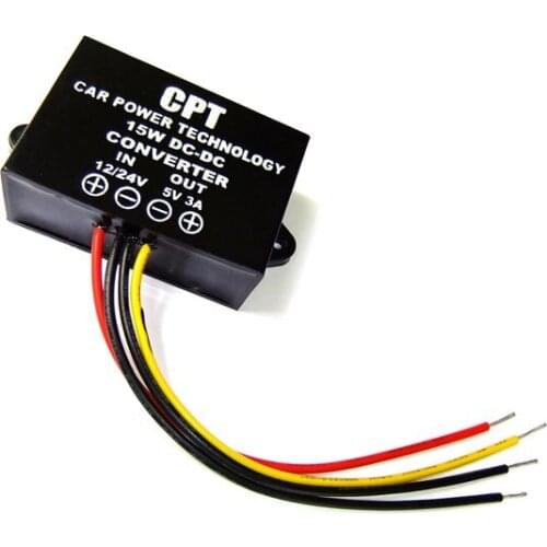 15W Power Converter DC 9V~35V 12V 24V to 5V 3A Buck Power Supply Module/Voltage Regulator DC 5V Adapter/Car Converter/Driver