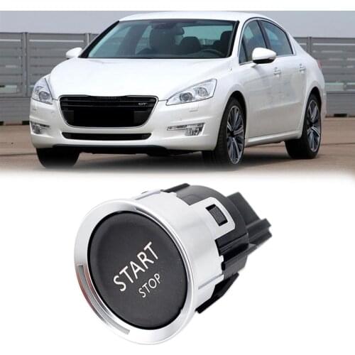 Car 6 Pin Engine Start Stop Switch Button for Peugeot 408 2008 3008 308 508 Citroen C4L C5 96777946