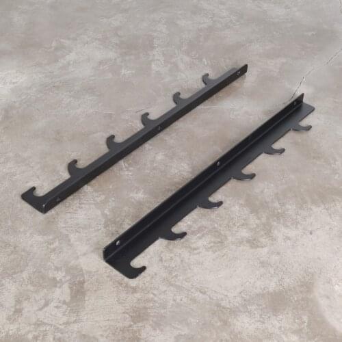 6 Layer Wall Mounted Barbell Bar Rack Frame for Display Holder Equipment Accessories Barbell Rod Bar Storage Storage WBR501