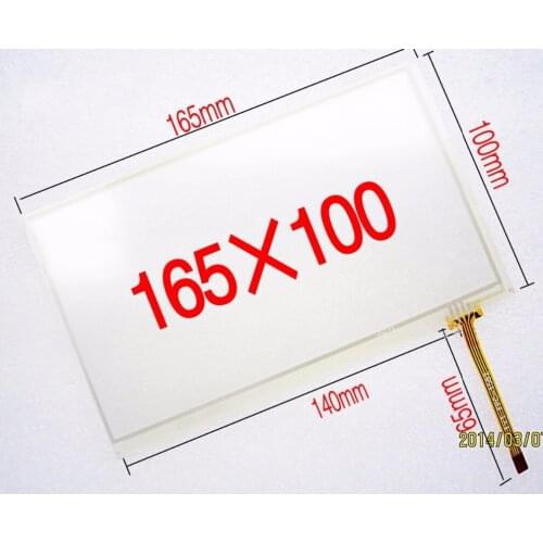 7 inch touch screen 164*99 for HSD070IDW1 D00 E11 E13 touch digitizer panel Glass 165*100