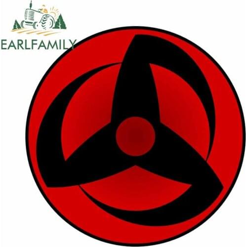 EARLFAMILY 13cm x 13cm for Ninja Kakashi Hatake Vinyl Car Stickers Waterproof DIY Laptop Motorcycle Window Trunk JDM Decal