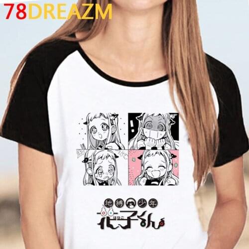Japanese Anime Toilet Bound T Shirt Women Kawaii Summer Tops Cartoon Hanako Kun Graphic Tees Harajuku Unisex Tshirt Female
