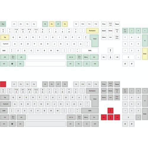IDOBAO DSA Nordic keycap Sublimation using pbt dye Suitable for mechanical keyboard