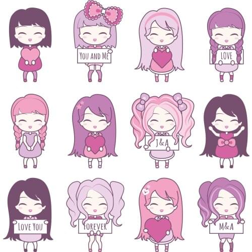 50*80mm Cute Little Girl New Metal Cutting Dies for 2020 Scrapbook Paper Decoration Template Embossing DIY Paper New Card Craft