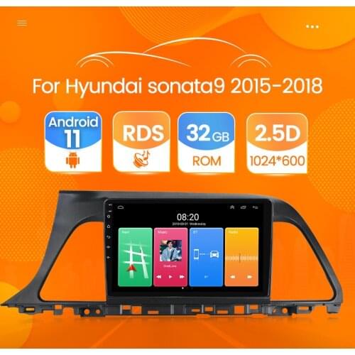 2Din Android 11 Multimedia Video Palyer For Hyundai Sonata 9 2014 2015 2016 Car Navigation GPS Radio No DVD SWC Head Unit WIFI