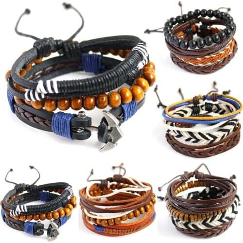 MUQGEW Wooden Bracelets