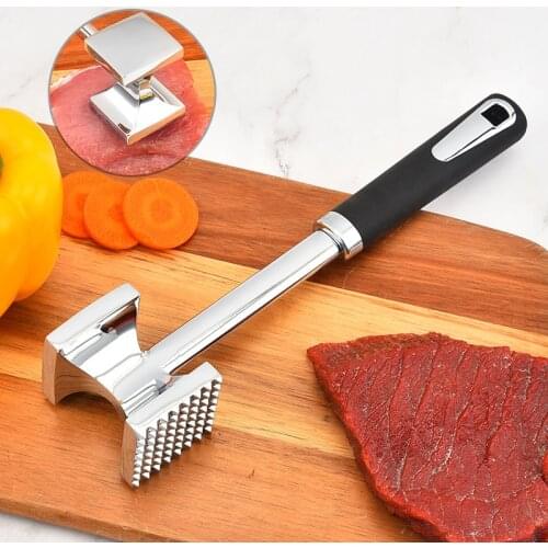 2021 new aluminum alloy square meat hammer, double-sided meat hammer, domestic loose beef cattle row hammer