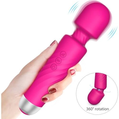 The handle does not vibrate the head and skin-friendly soft rubber vibrator, a sex tool for stimulating the nipple and clitoris