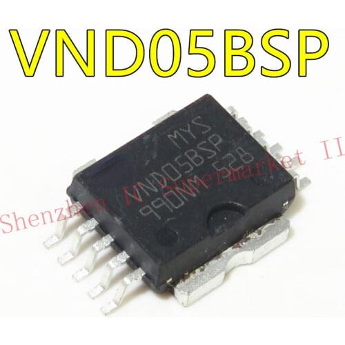 1pcs/lot VND05BSP VND05B VND05 HSOP-10 In Stock ISO HIGH SIDE SMART POWER SOLID STATE RELAY