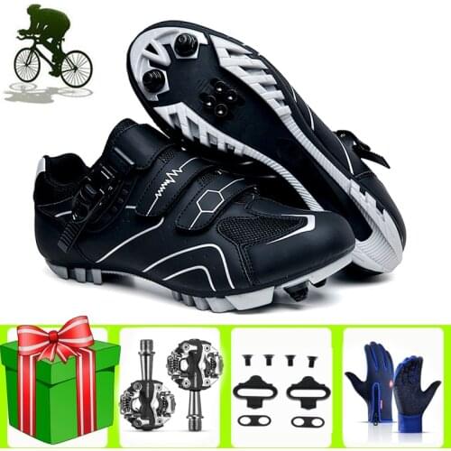 Bicycle Shoes Men Outdoor Sports Mountain Bike Shoes Sapatilha Ciclismo Self-locking Non-slip Assist Hard-soled Racing Womens
