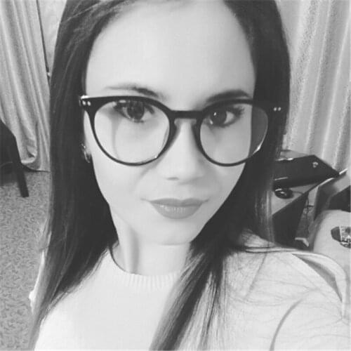 Higodoy Spectacle Frame Women Cat Eye Glasses Frame Plastic Clear Lens Brand Eyewear Optical Frames Myopia Eyeglasses