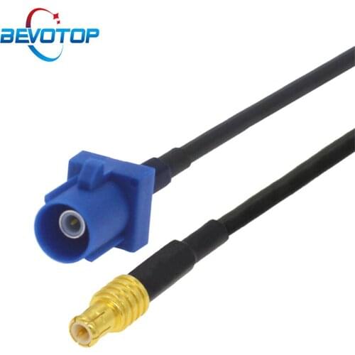 10pcs/lot Fakra C Male to MCX Male RF GPS Antenna Extension Coax Cable MCX Fakra Pigtail RG174 Jumper Adapter 10/15/20/30/50cm