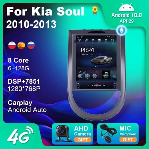 For Kia Soul 2010-2013 Android Auto Car Radio Stereo Player 2din Dvd Multimedia Video Navigation GPS Autoradio 2 Din IPS Display