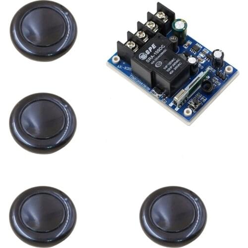 DC 12V-48V RF Wireless Remote Switch Syetem Radio Control Switches Remote Seitch 1CH 1 CH Relay Module Receiver Transmitter