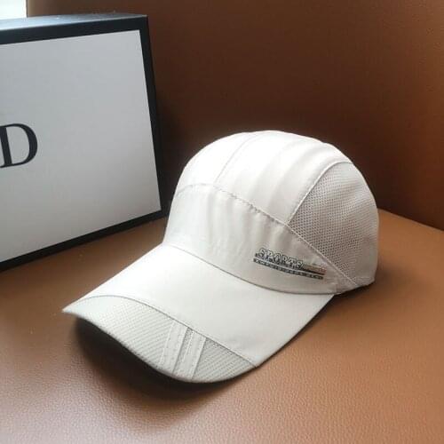 HT246 Men Baseball Cap Summer Hat Vintage Casual S for and Women Outdoor Sunscreen Fishing Dad Hat Mesh Trucker Hat